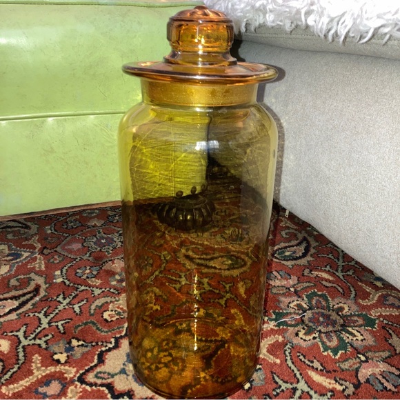 TAKAHASHI Kitchen Amazing Vintage Mcm Amber Takahashi Glass